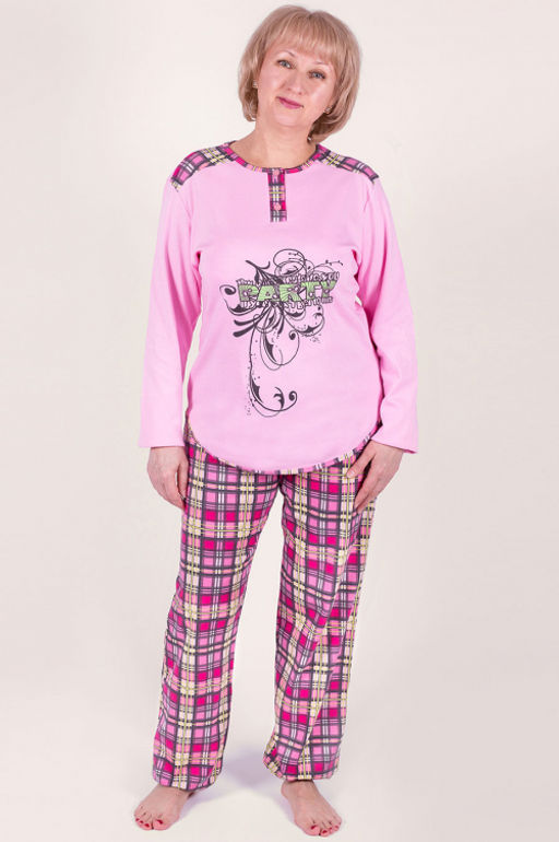 Арт. 4431 Пижама с брюками 54-60 (4 шт) Цвет:ассорти - Калинка фото 2