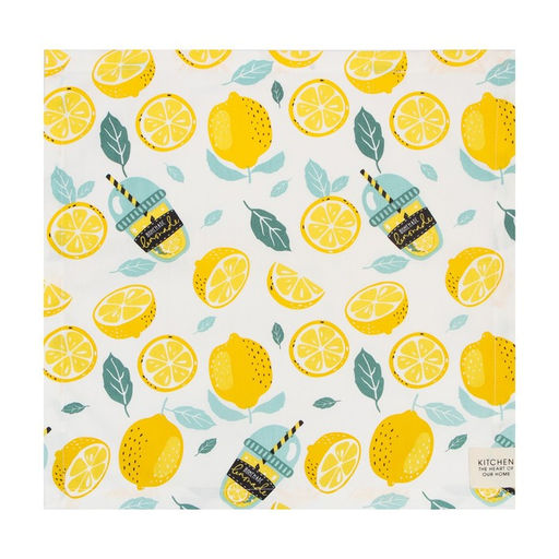 Салфетка Этель Лимонад 40х40 см, 80% хл, 20% пэ, сатин 110 г/м2  фото 2