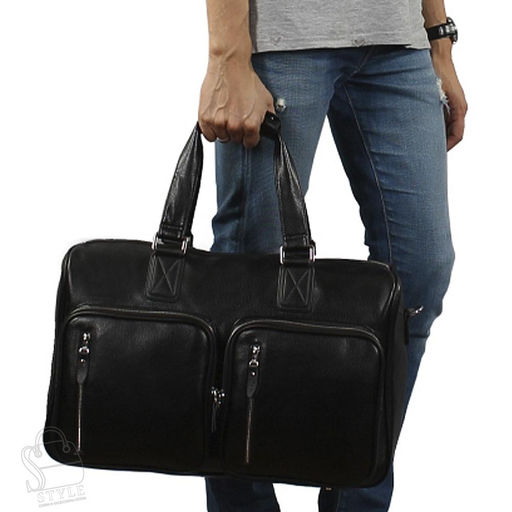 Сумка дорожная 008DS black S-Style  в Новосибирске