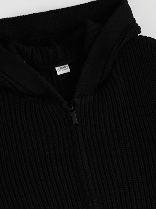 Kap??onlu K?z ?ocuk Triko Yelek