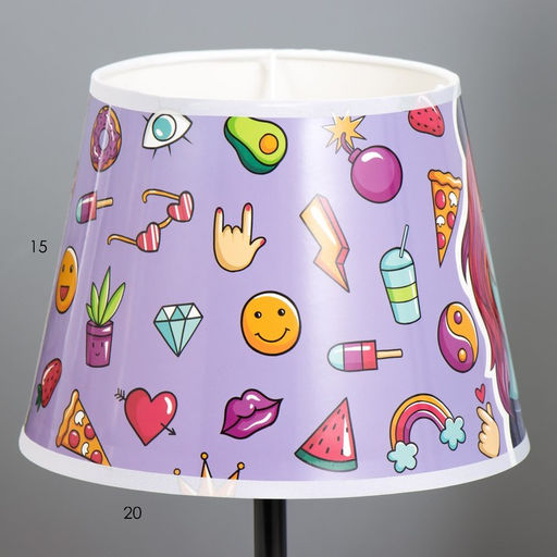 Настольная лампа с абажуром RISALUX Девушка, Е14, 15 Вт, 20?20?27 см  фото 4