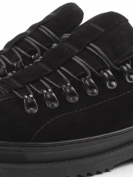 05-1829M-8-328 BLACK Ботинки зимние мужские (натуральная замша, натуральный мех)