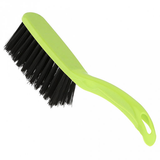 Комплект для уборки пластмассовый: совок 21,5х16,5х7см с резинкой + сметка 25,5х3,7см, ворс 5см "Арка-2" цвета в ассортименте: голубой, фуксия, салатовый (Китай)