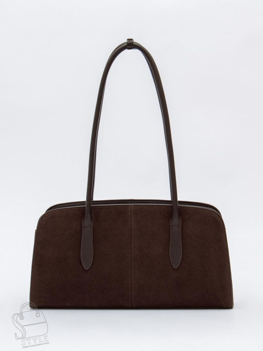 Сумка женская кожаная 8008-1SMS coffee Velina Fabbiano-Safenta