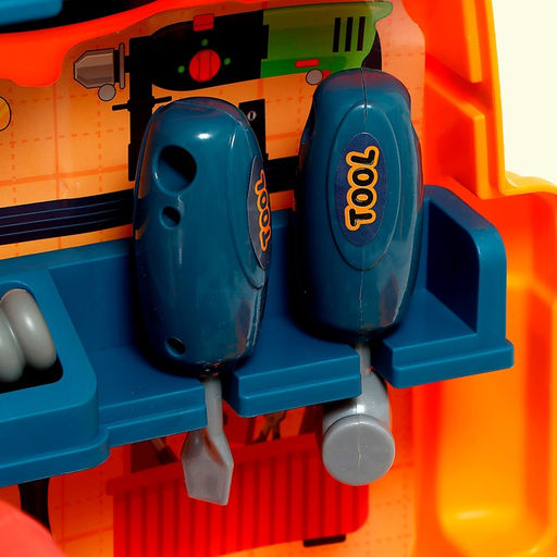 Игровой модуль детский 3 в 1 «Рюкзачок», верстак с инструментами, 23 элемента