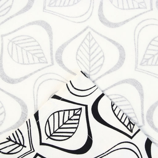 Шторы для кухни Этель Leaves, 149×180 см - 2 шт., подхваты - 2 шт., 100% хлопок