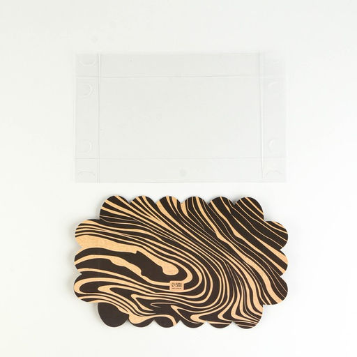 Цена за 5 шт. Коробка для печенья, кондитерская упаковка с пластиковой крышкой, Настоящему мужчине, 10.5?21?3 см