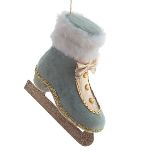 Украшение новогоднее "Коньки", L15,5 W7 H17 см, 4в.