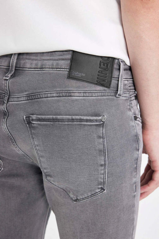 Pedro Slim Fit Джинсовые брюки узкого кроя с нормальной талией и узкими штанинами - Defacto фото 6