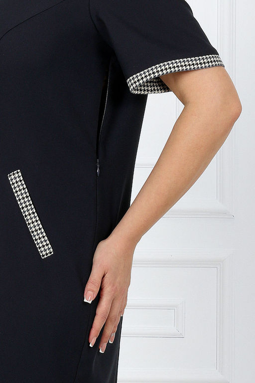 Костюм Ninele 7447 гусиная лапка серая  фото 3