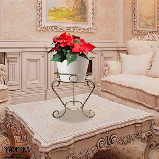 Подставка для цветов Классика 10-211 - Фабрика интерьерной ковки фото 2