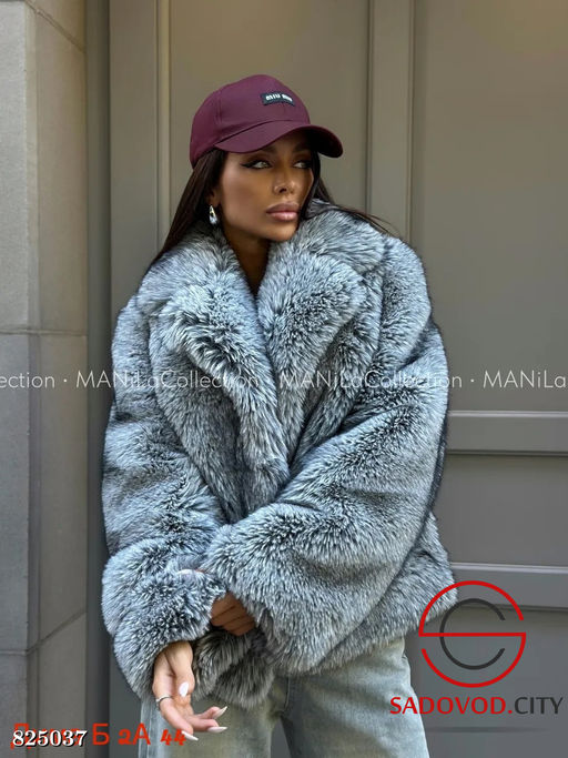 Шуба женская из искусственного меха