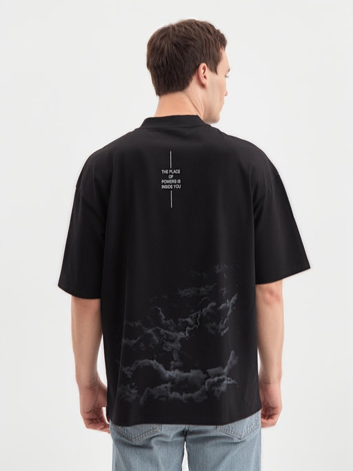 Футболка мужская MINAKU: STARS, размер 54, чёрная