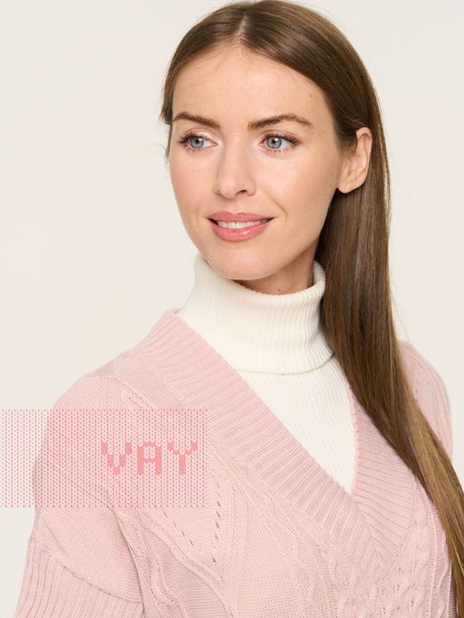 Жилет женский 5232-1761. 150 розовый жемчуг