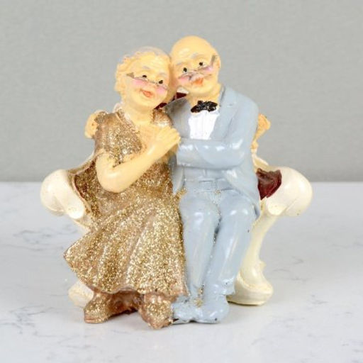 Фигурка Золотая свадьба 8,5х6х8 / FH-07 /уп 2/192/ - Галеонтрейд фото 3