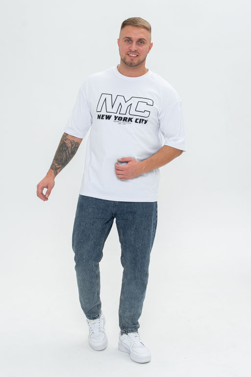 Футболка мужская 8507/1 оверсайз