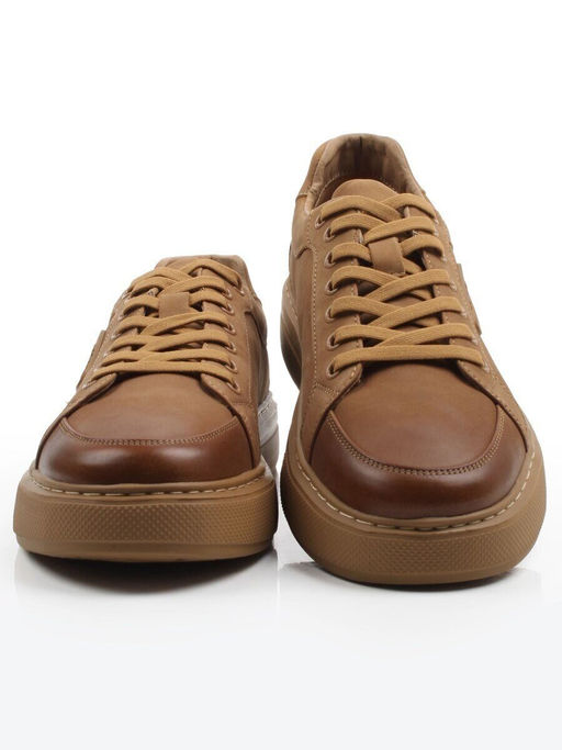 05-N52567-20 LT. BROWN Полуботинки демисезонные мужские (натуральная кожа (нубук)) - Фабричный китай фото 10