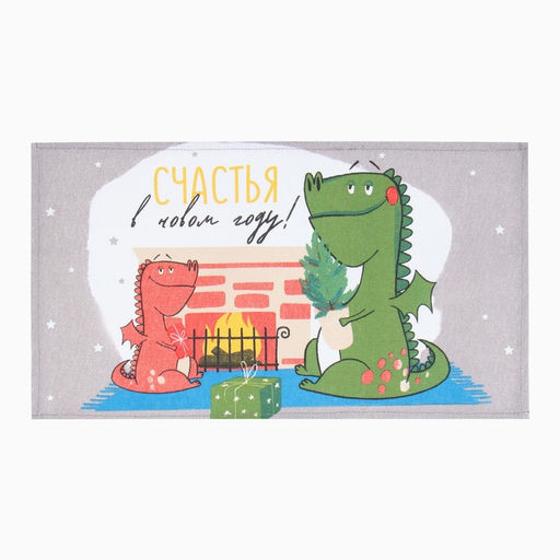 Набор полотенец Доляна Волшебства в новом году 28х46 см - 6 шт, 100% хл, рогожка 164 г/м2  фото 8