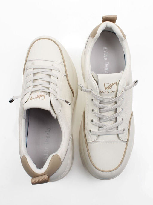 03-A331-5 WHITE Полуботинки спортивные женские (натуральная кожа)