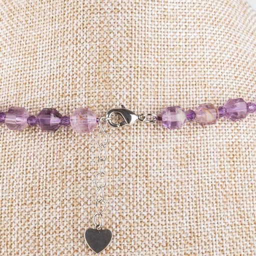 Бусы из Ауралита "Канадский Аметист" огранка 46 см +