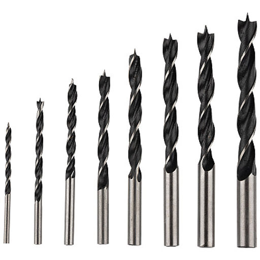 Набор сверл по дереву 8шт (3-10мм) 107350 - Скрап фото 2