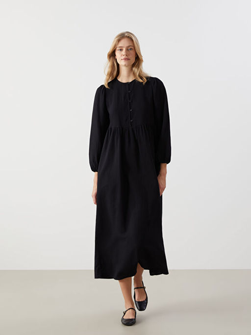 Bisiklet Yaka Kad?n Elbise