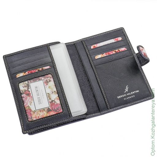 Женская кожаная обложка для паспорта и автодокументов Sergio Valentini СВ 8138-342  фото 3