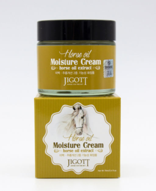 Увлажняющий крем для лица с лошадиным маслом JIGOTT, 70 ML