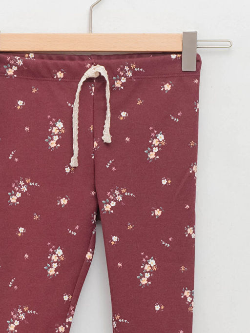 Beli Lastikli Bask?l? K?z Bebek Tayt - Waikiki фото 3