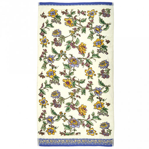 Япония-2011 Полотенце махровое 70х140см, плотность 300гр/м2, 100% хлопок, Вдохновение, синий, Bolangde (Китай)