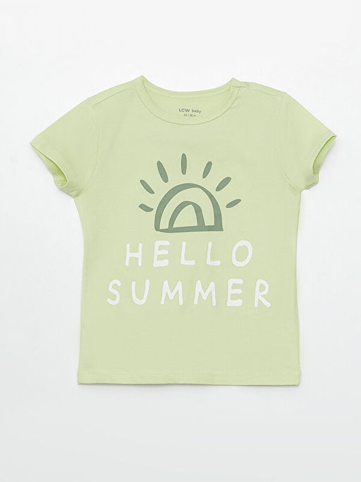 Bisiklet Yaka K?sa Kollu Bask?l? Erkek Bebek Pijama Tak?m - Waikiki фото 2