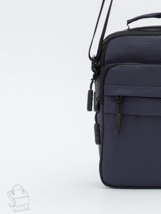 Сумка мужская кожаная 18044 blue Aotian в Новосибирске