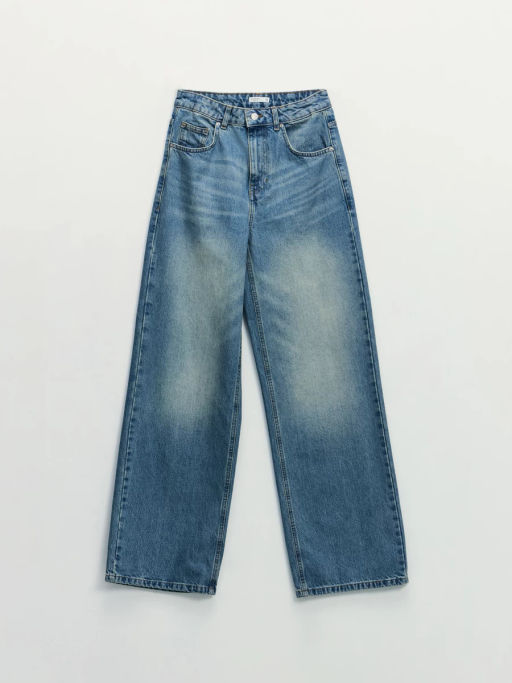 Джинсы wide leg с высокой посадкой / Zarina фото 8