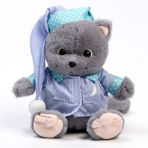 Мягкая игрушка «Кот Шанти», в пижаме, 26 см