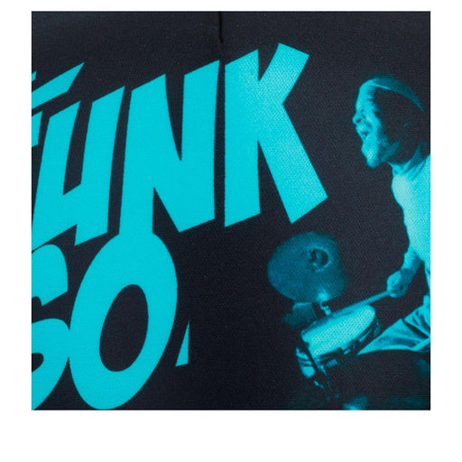 Бейсболка DJINNS арт. HFT Funksobrother (черный / голубой)