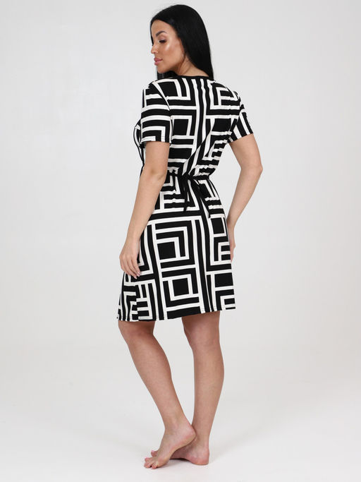 154 ЖЕНСКИЙ ХАЛАТ (Белый квадрат) - А-дина фото 5