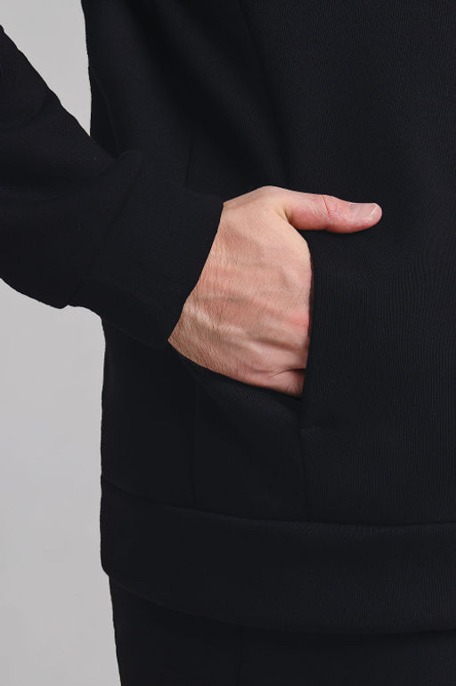 Арт. 69301 Толстовка мужская с начесом 50-58 (5 шт) Цвет:черный - Идеал фото 11