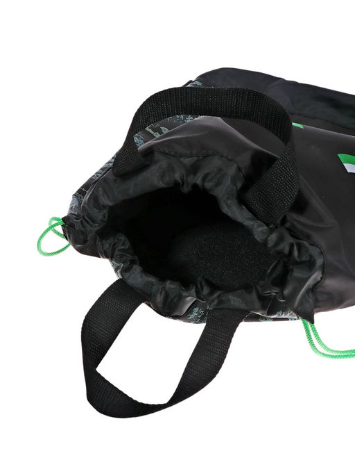 Мешок для обуви deVENTE на шнурке, с принтом, размер 43×1×38 см, чёрный