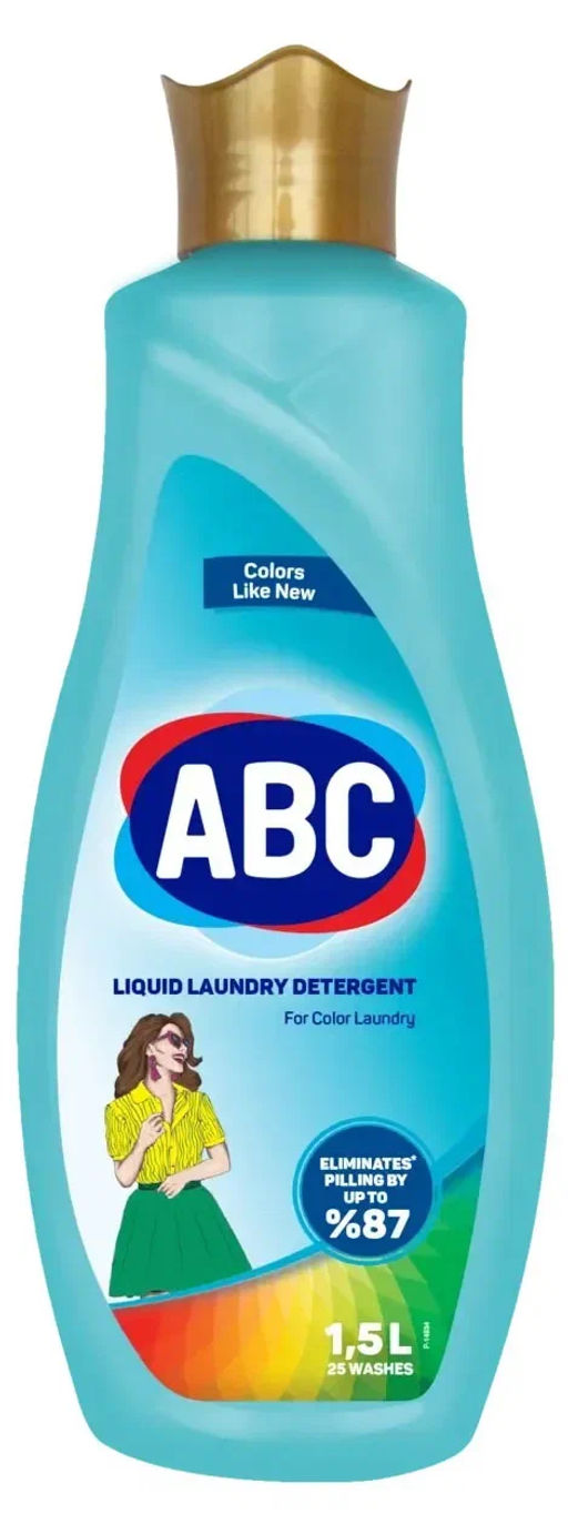 ABC жидк.моющее ср-во д/стирки 1500мл Цветное белье