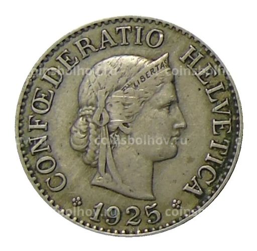 10 раппенов 1925 года Швейцария
