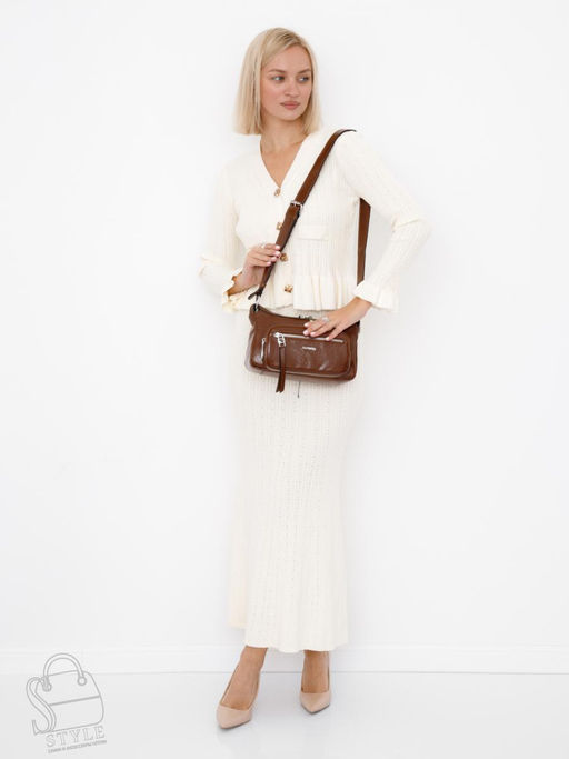 Сумка женская   58023-1SL brown Velina Fabbaino-Safenta