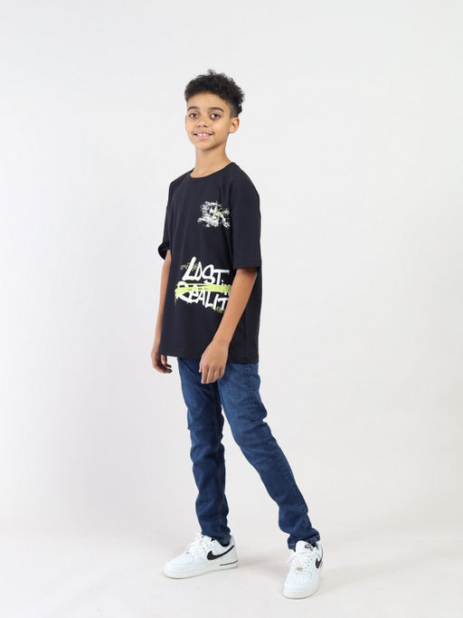 CRB wear / CSJB 64038-22-435 Футболка для мальчика,черный/Ex.Cherubino  фото 2