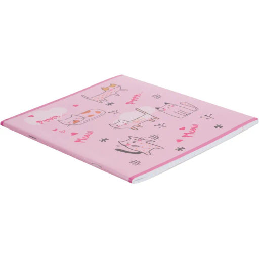 Цена за 2 шт. Тетрадь общая А5 48л №1School Friendly cats,клет,скреп, ВД-лак