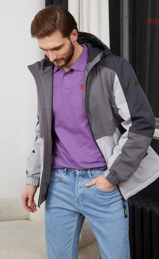 Куртка SCM-KS108-C l.grey - Fine joyce фото 8