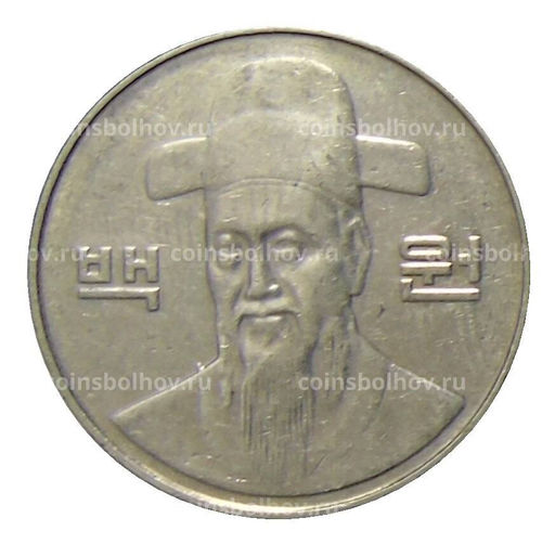 Монета 100 вон 2006 года Южная Корея