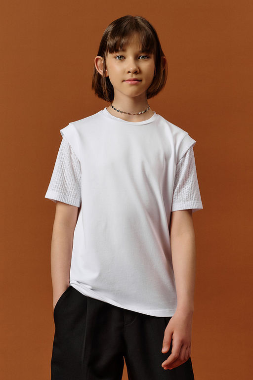 PELICAN, футболка для девочек, Белый