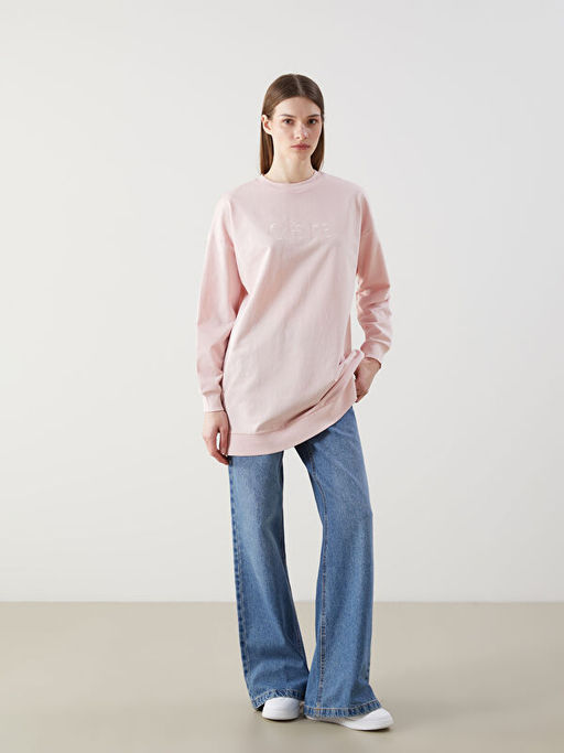 Nak??l? Oversize Kad?n Sweatshirt Tunik