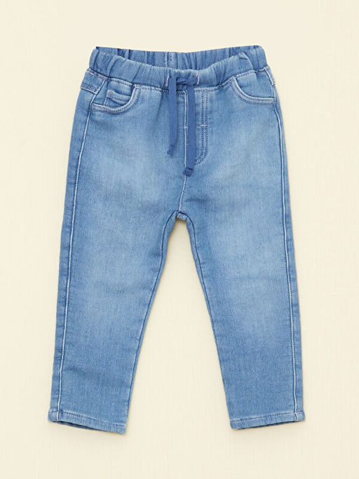 Beli Lastikli Erkek Bebek Jean Pantolon - Waikiki фото 3