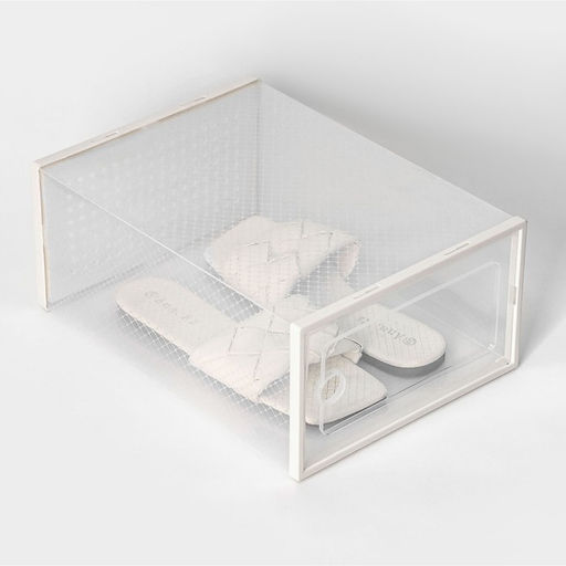 Коробка для хранения обуви с дверцей Доляна Middle size, 243314 см, 2 шт  фото 6