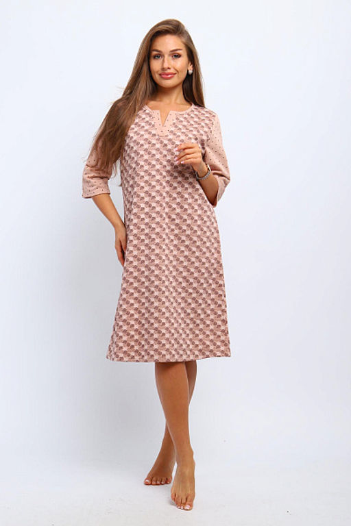 Сорочка теплая, футер с начесом (01060) - Плиона фото 24